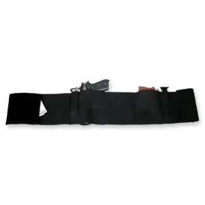 Bulldog Belly Wrap Holster Blk - Medium Holds 2 Guns & 2 Mags