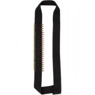 Bulldog Rifle Ammo Bandolier - Holds 24 Cart 2" Webbing Blk
