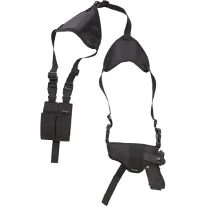 Bulldog Deluxe Hztl-shoulder - Hlstr Ambidextrous Sub Compt 2-3." Blk