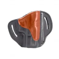 1791 GUNLEATHER BH2.1 Black on Brown RH One size Holster (BH2.1-BLB-R)