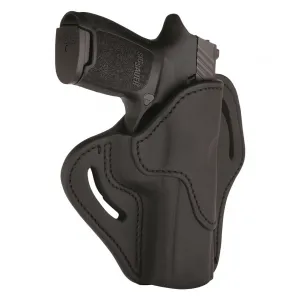 1791 GUNLEATHER BH2.4S Compact Open Top RH Stealth Black Holster (BH2.4S-SBL-R)
