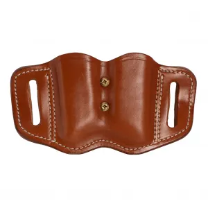 1791 GUNLEATHER MAG F 2.2 Double Stack Classic Brown Magazine Holster (MAG-F-2.2-CBR-A)