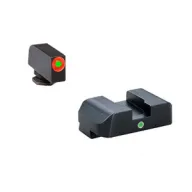 AMERIGLO For Glock Tritium I-Dot Green with Orange Outline Front and Green Rear Sights (GL-201)