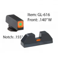 AMERIGLO CAP Night Sight Set For Glock Gen 1-4 17,19,22,23,24,26,27,33,34,35,37,38,39 (GL-616)