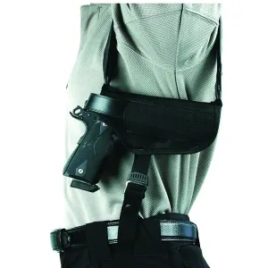 BLACKHAWK 4.5-5in Barrel Large Pistol Ambidextrous Size 05 Horizontal Shoulder Holster (40HS05BK-MD)