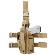 BLACKHAWK Omega VI Ultra Universal Modular Ambidextrous Coyote Tan Light Holster (40MLH1CT)