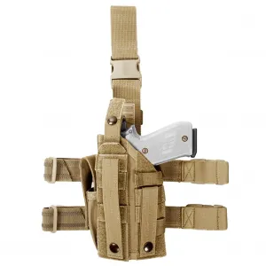 BLACKHAWK Omega VI Ultra Universal Modular Ambidextrous Coyote Tan Light Holster (40MLH1CT)