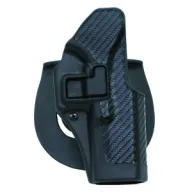 BLACKHAWK CQC SERPA Belt Holster, For GLOCK 17, LH, Black (410000BK-L)