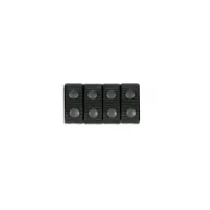 BLACKHAWK 2.25in Black Nylon Belt Keepers (44B350BK)