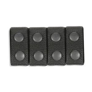 BLACKHAWK Traditional Cordura Belt Keepers, 4, Black (44B351BK)