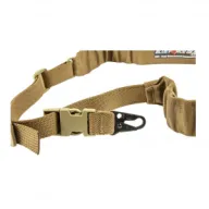 BLUE FORCE UDC Padded Bungee 1 Point HK Hook Adapter Coyote Brown Sling (UDC-200-BG-HK-CB)