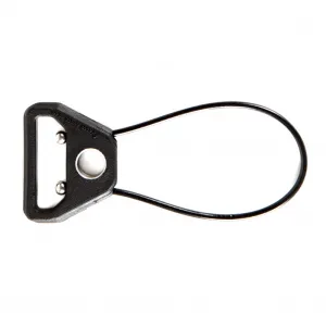 BLUE FORCE Molded Universal 2.75in Black Push Button Wire Loop (UWL-PB-P-275-BK)