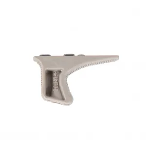 BRAVO COMPANY Gunfighter Keymod Kinesthetic Flat Dark Earth Angled Grip (BCM-KAG-KM-FDE)