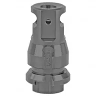 Dead Air Armament Key Mount, Muzzle Brake, Black, 1/2X36 Threads, .38 Bore DA110
