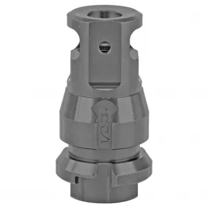 Dead Air Armament Key Mount, Muzzle Brake, Black, 1/2X36 Threads, .38 Bore DA110