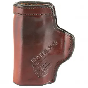 Don Hume H715M Clip-On Holster, Inside The Pant, Fits Glock 42, Right Hand, Brown Leather J167105R