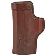Don Hume H715-M Clip-On Holster, Inside The Pant, Fits Glock 48, Right Hand, Brown Leather J167110R