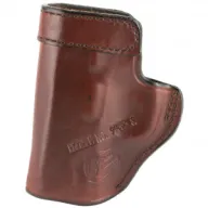 Don Hume H715-M Clip-On Holster, Inside the Pant, Fits S&WM&P Shield, Right Hand, Brown Leather J167205R
