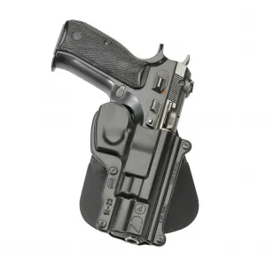 FOBUS CZ-75,75BD,85,Cadet,75D Compact Right Hand Standard Paddle Holster (CZ75)