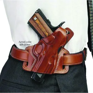 GALCO Silhouette High Ride S&W N Frame Right Hand Leather Belt Holster (SIL126B)