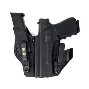 GRITR Universal IWB LH Holster with Mag Holder for Glock (IWB-GLOCK-UNIV-MH-L)