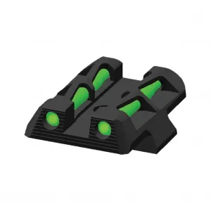 HIVIZ LiteWave Interchangeable Rear Green-Red-Black Sight for Glock 42-43 (GLLW11)