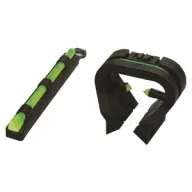 HIVIZ TriViz Turkey & Deer Green Vent Ribbed Shotgun Sights (TT1001)
