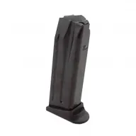 H&K USP9 Compact/P2000 9mm 13 Rd Steel Extended Floorplate Black Magazine (215979S)