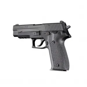 HOGUE Sig P226 Piranha G10 G-Mascus Black/Grey Grip (26137-BLKGRY)