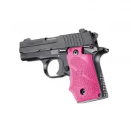 HOGUE Sig Sauer P238 Pink Rubber Grip with Finger Grooves (38007)