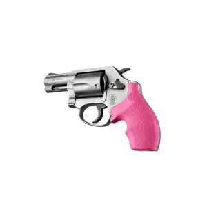 HOGUE S&W J Frame Round Butt Pink Bantam Style Grip (61007)