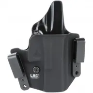 L.A.G. Tactical Defender Fits Glock 19/23/32 Right Hand OWB/IWB Black Kydex Holster (1001)