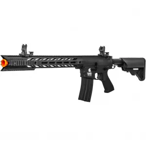 LANCER TACTICAL M4 SPR Interceptor GEN 2 High FPS Black AEG Rifle (LT-25B-G2)