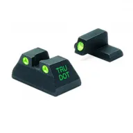 MEPROLIGHT Tru-Dot H&K USP Tritium Fiber Optic Green,Green Front & Rear Iron Sight (ML11516)