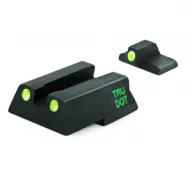 MEPROLIGHT Tru-Dot H&K 45,45C,P30,P30L Tritium Fiber Optic Green,Green Front & Rear Iron Sight (ML11545)