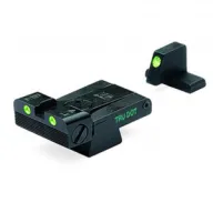 MEPROLIGHT Tru-Dot H&K USP FS Tritium Fiber Optic Green,Green Front & Rear Iron Sight (ML21516)
