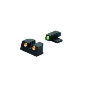 MEPROLIGHT Sig Sauer 9mm,357 SIG Green,Orange Front & Rear Iron Sight (ML10110O)