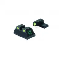 MEPROLIGHT Tru-Dot H&K USP Compact Tritium Fiber Optic Green Front & Rear Iron Sight (ML11519)