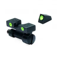 MEPROLIGHT Tru-Dot S&W K,L,N Frame Tritium Fiber Optic Green,Green Front & Rear Iron Sight (ML22770)