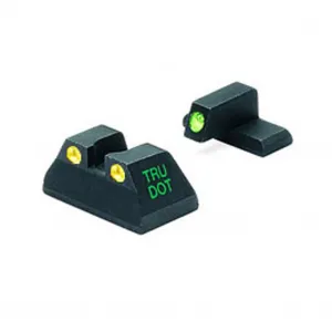 MEPROLIGHT Tru-Dot H&K USP Tritium Fiber Optic Green,Yellow Front & Rear Iron Sight (ML11516Y)