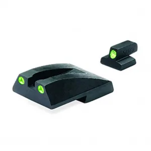 MEPROLIGHT Tru-Dot S&W 1911 Tritium Fiber Optic Green,Green Front & Rear Iron Sight (ML11765)