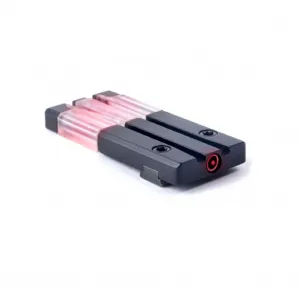 MAKO/MEPROLIGHT Fiber-Tritium Bullseye Red Rear Sight For Remington R1 (ML63130R)