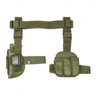NCSTAR Drop Leg Magazine Holder Pouch And Green Gun Holster (CV2908G)
