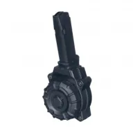 PROMAG Fits Glock 48 /43X 9mm 30rd Polymer Black Drum Magazine (DRM-A35)