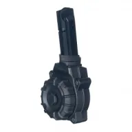 PROMAG Fits Glock 17/19 9mm 30rd Polymer Black Drum Magazine (DRM-A27)