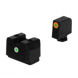 RIVAL ARMS In-Line Tritium Orange Front/White Rear Night Sights for Glock 17/19 (RA4A231G)