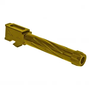 RIVAL ARMS Precision Gold PVD Threaded Drop-In Barrel for Glock 17 Gen 3-4 (RA20G102E)