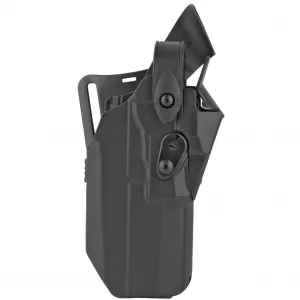 Safariland 7360RDS, ALS/SLS Mid-Ride Level-III Retention Holster, Kydex, Black, Right Hand 7360RDS-45027-411