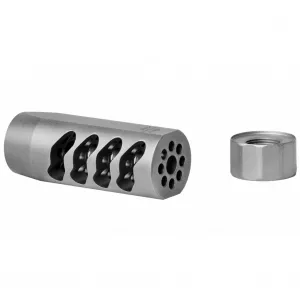 SEEKINS PRECISION AR-15 ATC 5.56 1/2x28 Bead Blasted Stainless Muzzle Brake (0011510037)