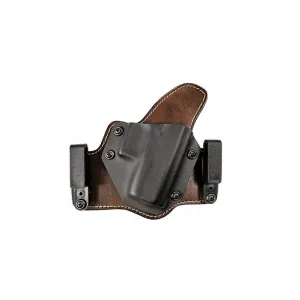 TAGUA GUN LEATHER Texas Partner for Glock 43 IWB/OWB Black RH Holster (TX-PART-355)